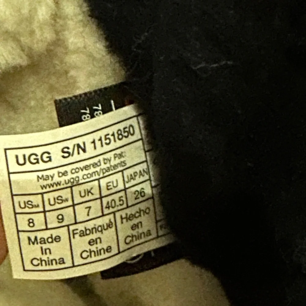 UGG Women's Tall Shasta Black and White Lace-Up Winter Boots - Picture 15 of 16
